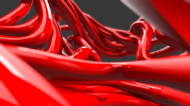 Abstract Wave 3D Model