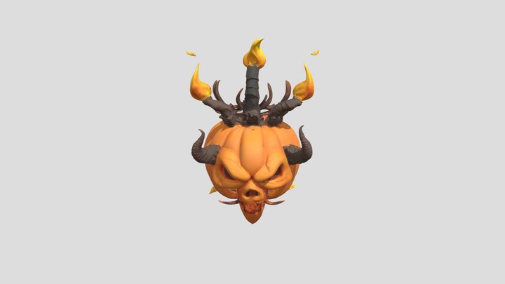 Pumpkin Inferno Duke , #Halloween2025# – Modelo 3D gratuito STL