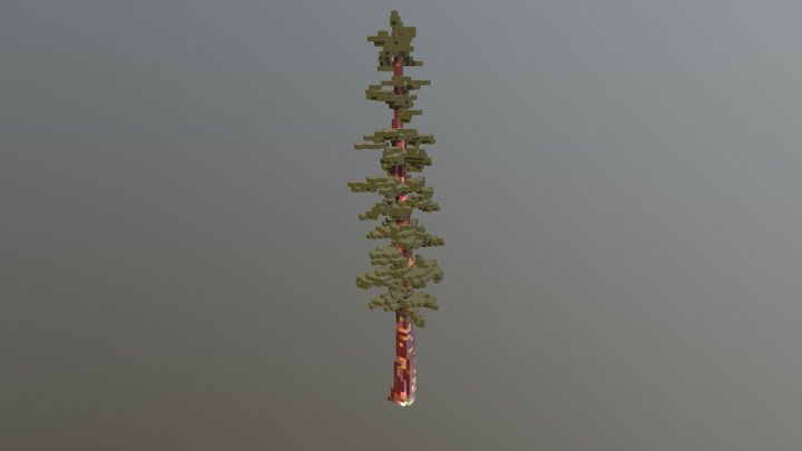 Sequoia Redwood Tree Voxel – Free 3D Model STL