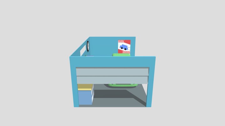 LowPolyGarageFULL 3D Model