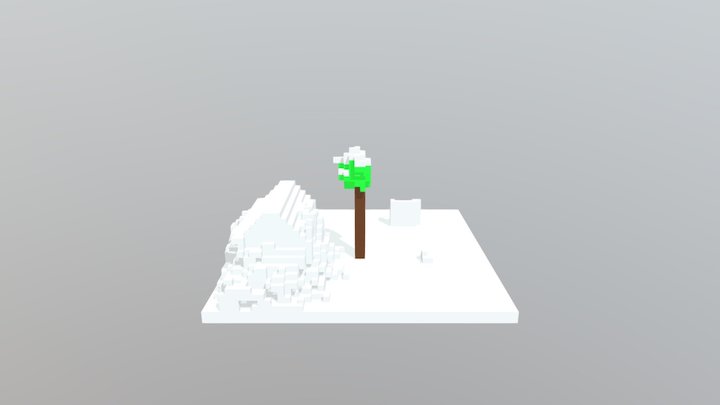 Snow House 3D Model