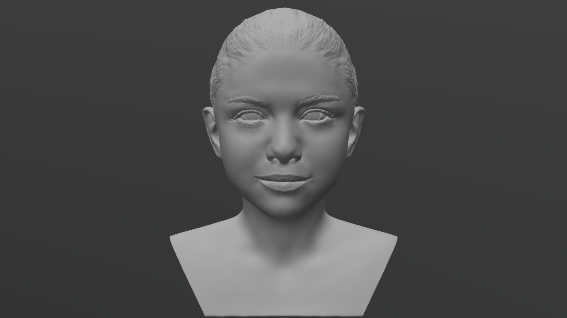 Selena Gomez bust for 3D printing - Buy Royalty Free 3D model by  PrintedReality (@PiotrKatanowski) [2759607]