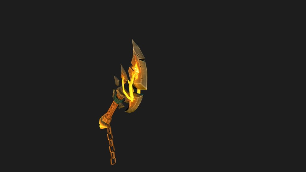 Hand Painted Axe
