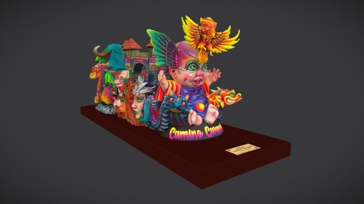 Carroza Camino Carnaval - Carnaval Pasto 2023 3D Model