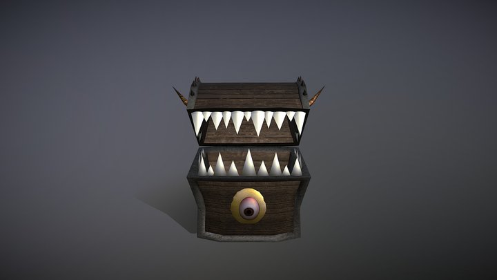 Monster Chest 3D Model