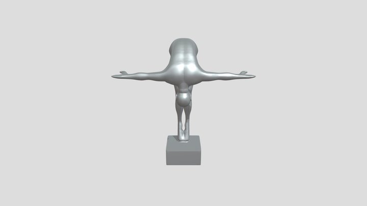 abstract human sculpture 3D Model