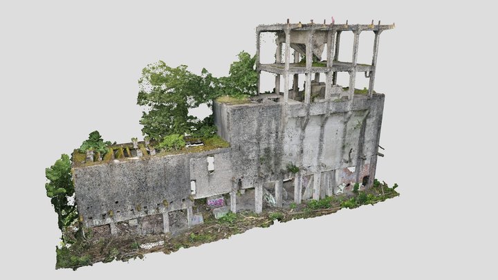 Lost Place | Abandoned Gravel Sorting | Ruin 3D Model