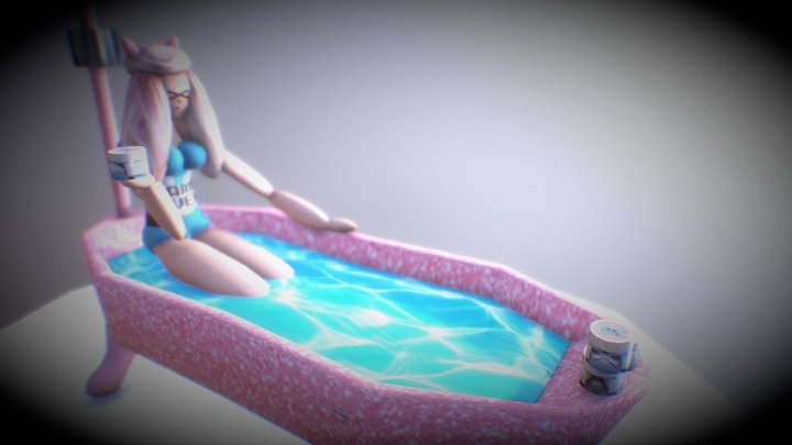 Bathwater Girl 3D Model