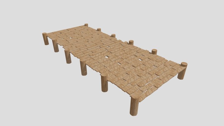 Pier / Wooden Deck - 3D Model 3D Model