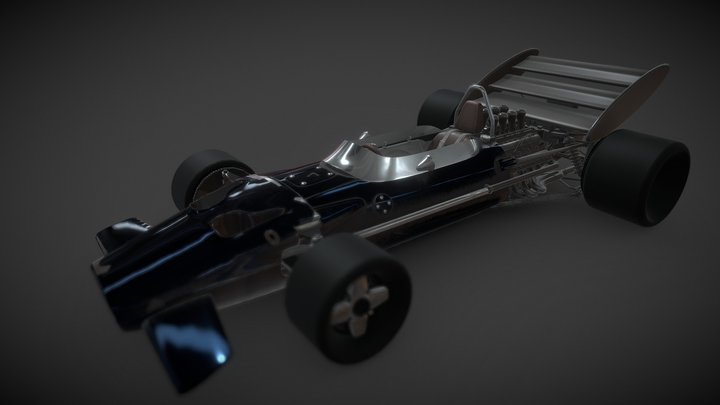 formula one car 3D Model
