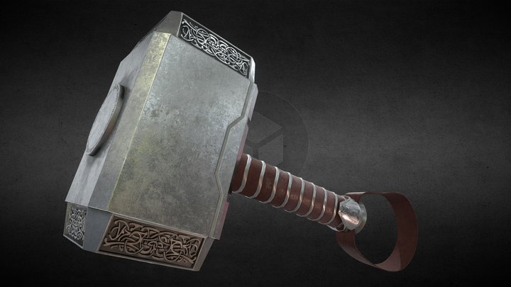 Mjolnir - Thor Hammer 3D Model