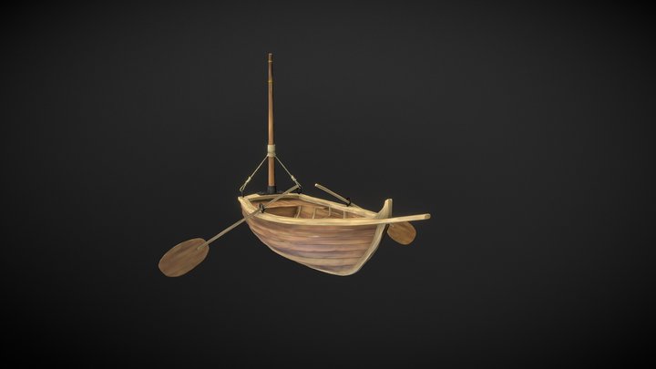 Rowboat v.4 3D Model