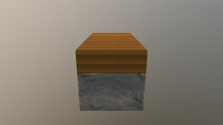 Horizontal Platform Block 3D Model