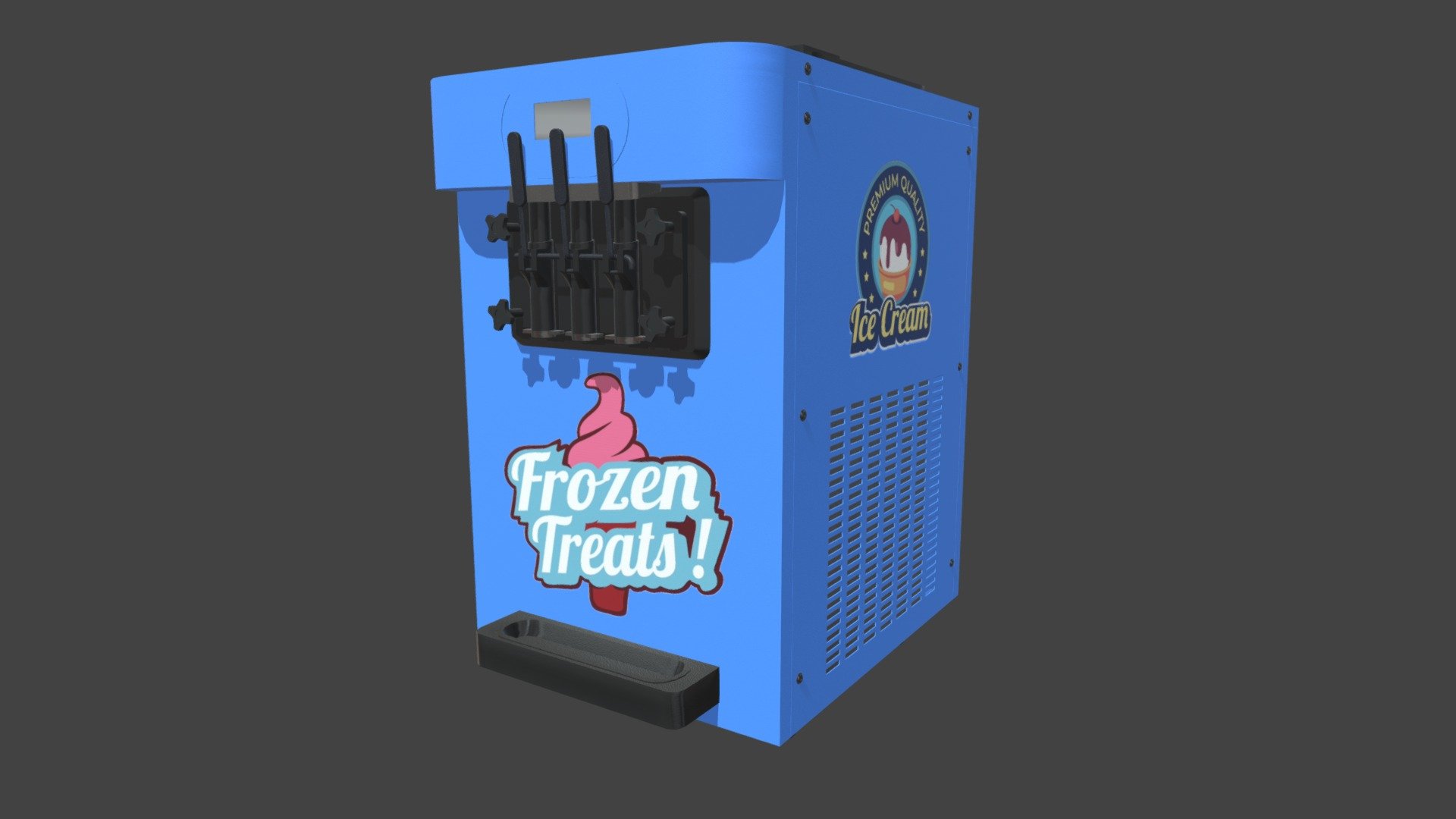 Ice Cream Machine - Buy Royalty Free 3D model by Dimension Dazzle ...