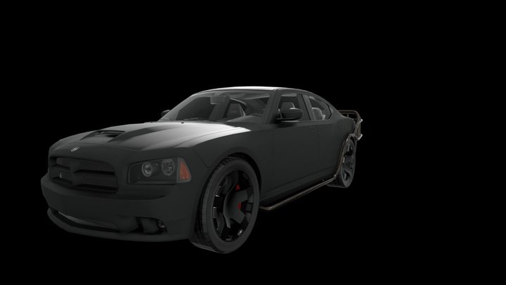 2009 Dodge Charger SRT8 F5 – Modello 3D gratuito STL