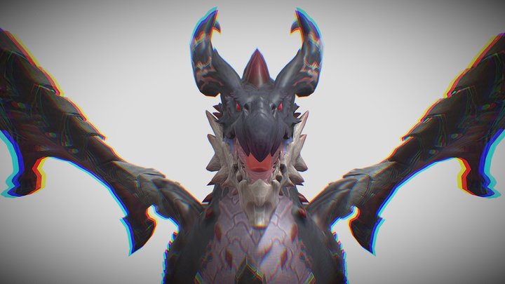 Tarisland Dragon 3D Model