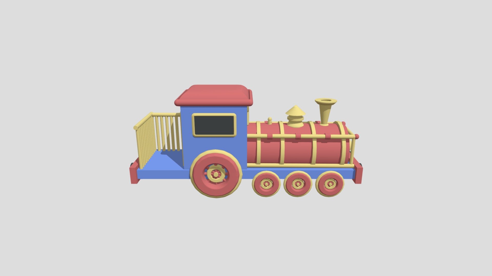 Trem Em 3D