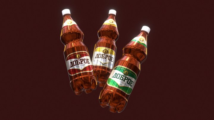 бутылка (редизайн 2) 3D Model