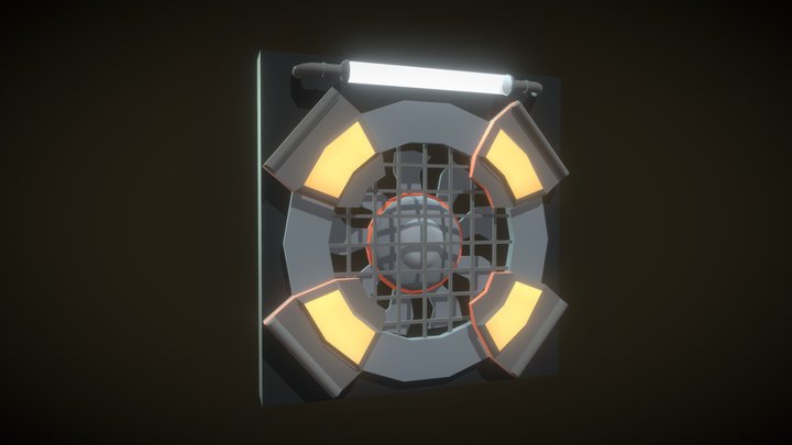 AC Fan 3D Model