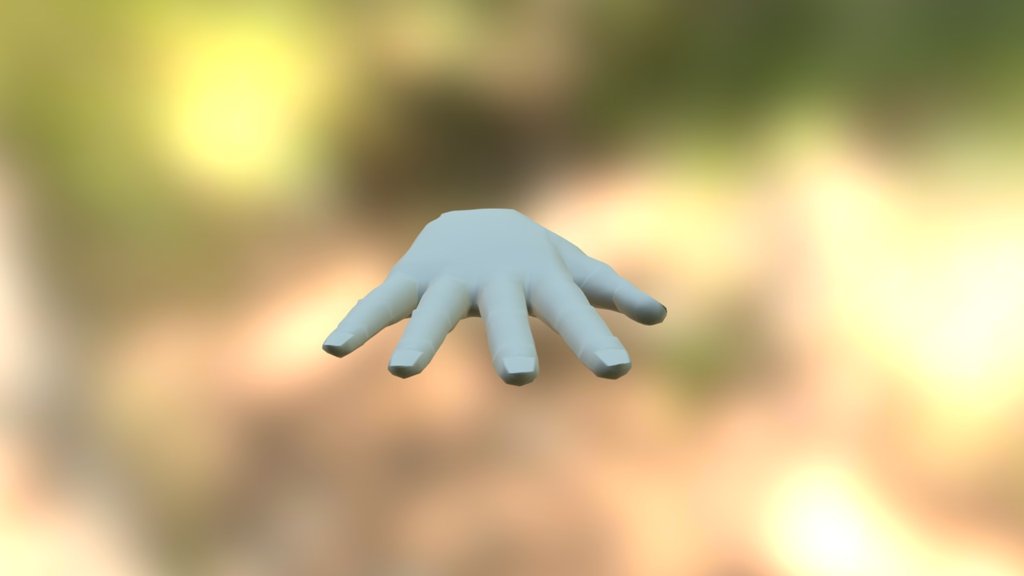 Hand Model 2 - 3D model by Dário Santos (@dariosantos) [2761c2b ...