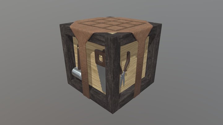 Minecraft Crafting Table 3D Model