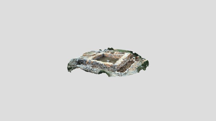 Grčka kula na Maslinoviku - Stari Grad na Hvaru 3D Model