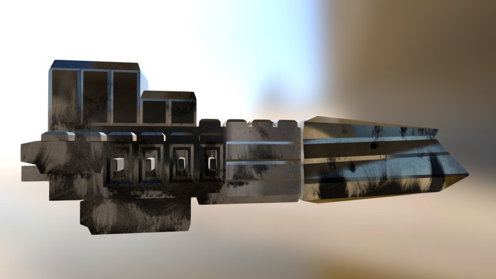 Galleass Class Picket Ship 3D model by Timejumper [2762e03] Sketchfab