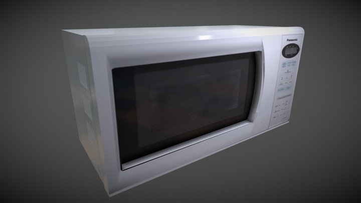 Microwave Panasonic 3D Model