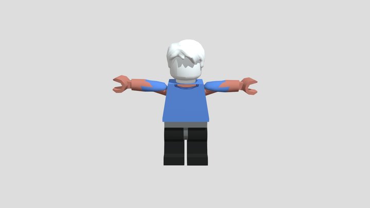 Lego Jimmy/Jay Taxi Driver Oufit 3D Model