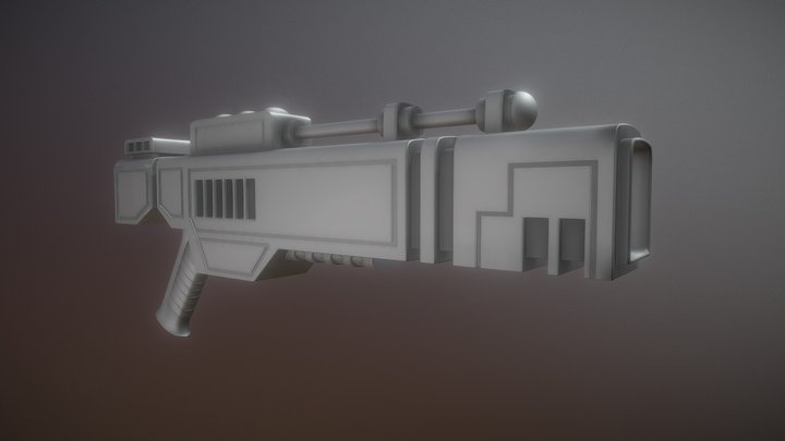Warhammer 40K Gun 3D Model