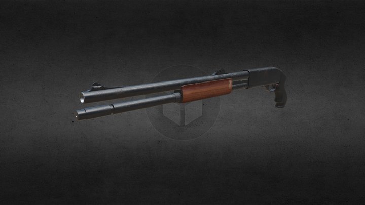 Remington 870 3D Model