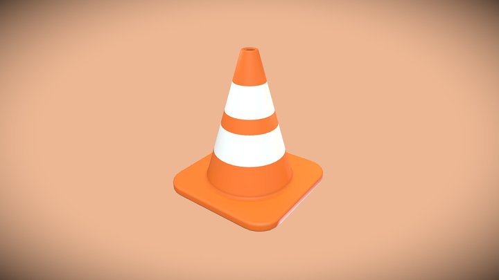 Traffic Cone 3D Model
