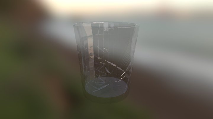 Crystal Tumbler 3D Model