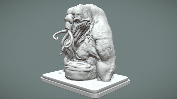 Old One - Bust - 3D Printing 3D Model
