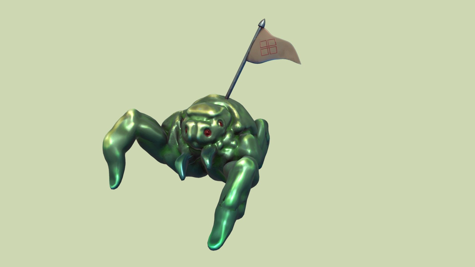 깃발거미  spider
