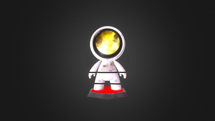 Meet Mat2 Astronaut 3D Model