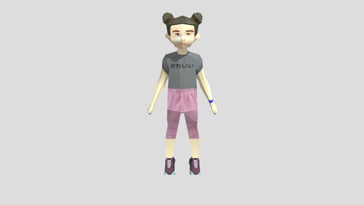 Sibler Player 2 Idle 3D Model