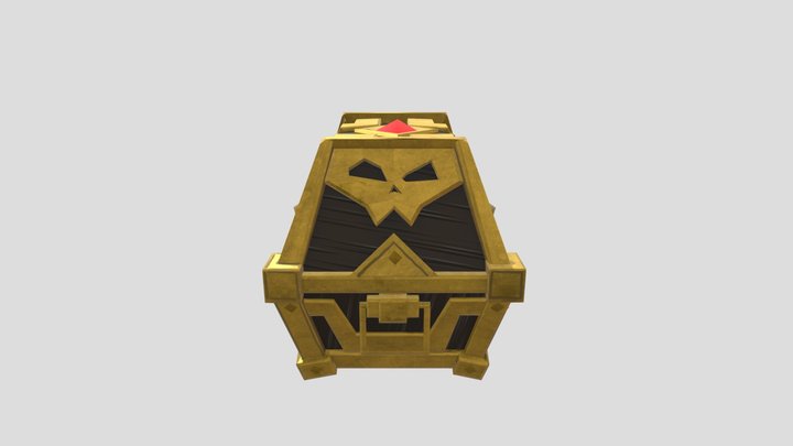 Sea of Thieves Treasure Chest 3D Model