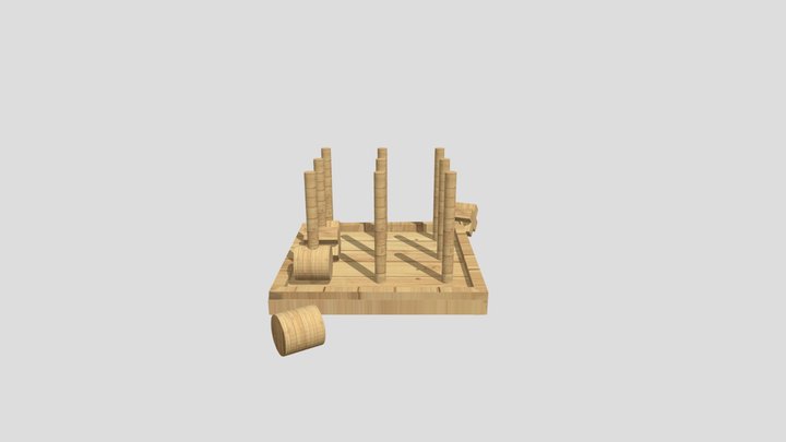 Jogo da Velha 3D 3D Model