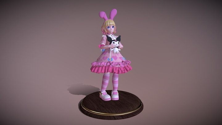 My Melody (Human Version) 3D Model