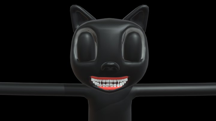 Cartoon Cat (NEW) 3D Model
