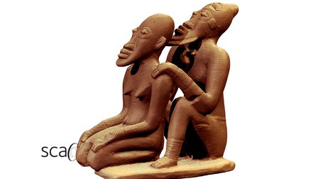 Djenne terracotta figure, Mali 3D Model