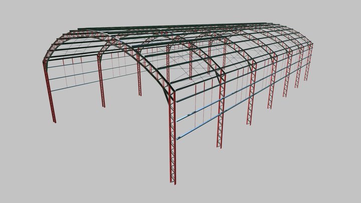 GALPÃO QUADRA 3D Model