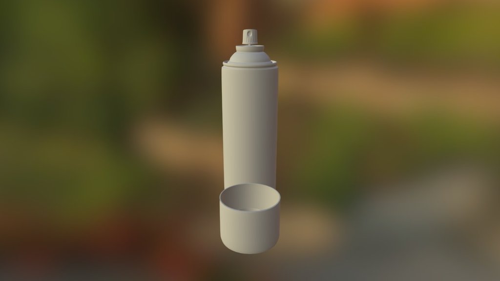 Spray Paint Can w/ Crease Download Free 3D model by christinejurewicz