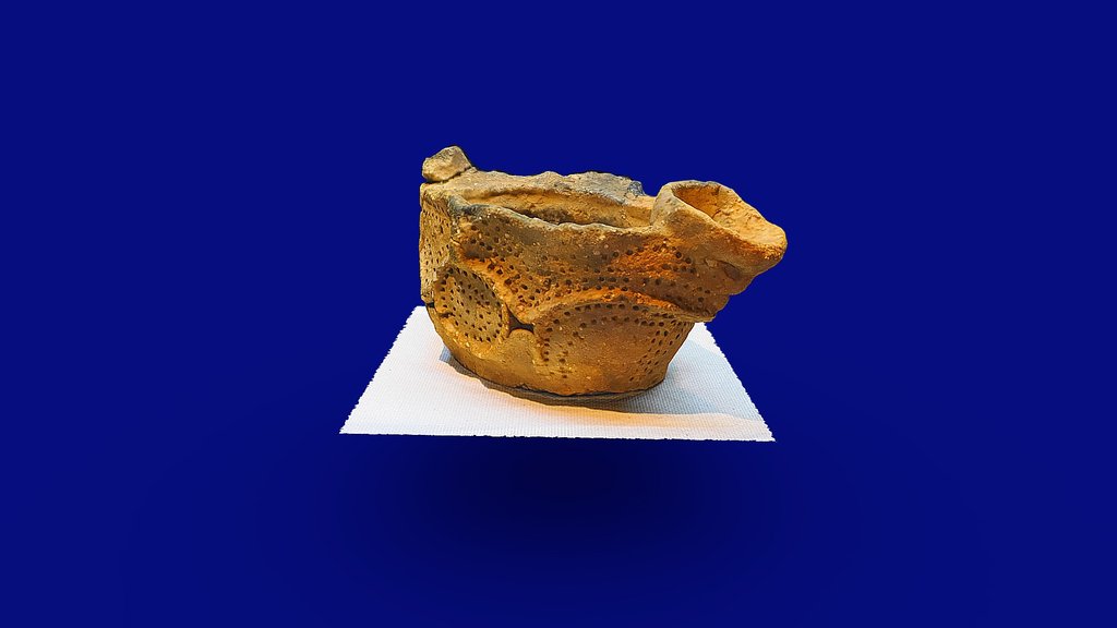 注口付舟形鉢形土器（八千代市ヲサル山遺跡）観察記録3Dモデル