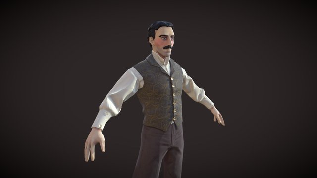 Nikola Tesla-ish 3D Model