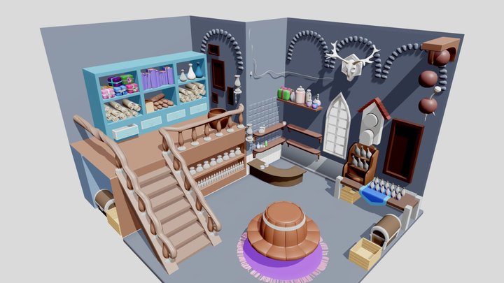 Potionshop 3D models - Sketchfab