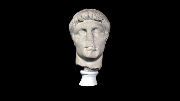Portrait head of a Roman emperor -photogrammetry 3D Model