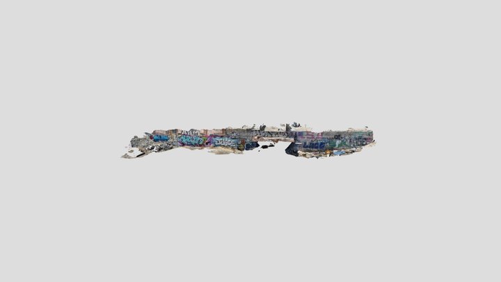 Long wall 3D Model