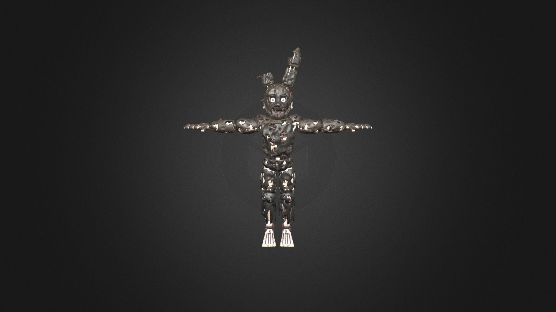 Stylized Springtrap By McLazyCraft - FNaF - Download Free 3D Model By ...